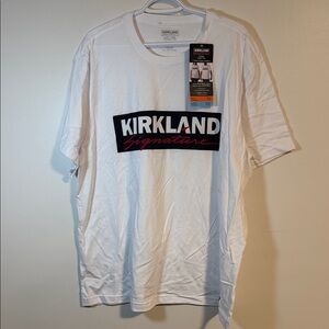 Kirkland Signature White Logo Men's Tee